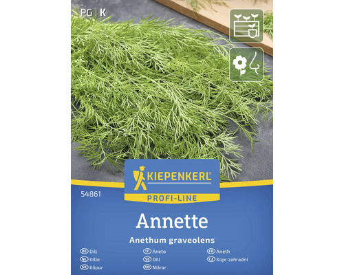 Listový kopr 'Annette' Kiepenkerl Semena kopru odrůdy Annette