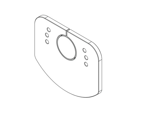 Montážní deska s několika otvory