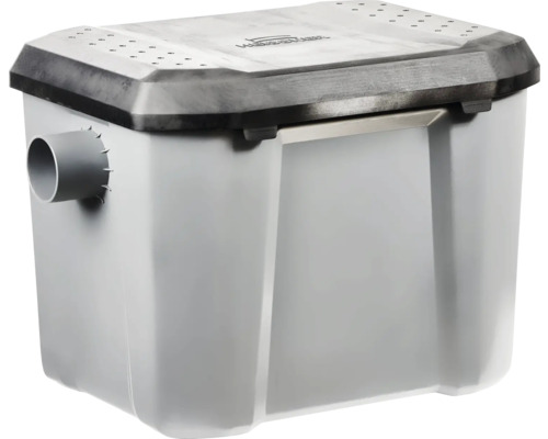 Plastová zdvihací stanice s víkem a připojovacím hrdlem