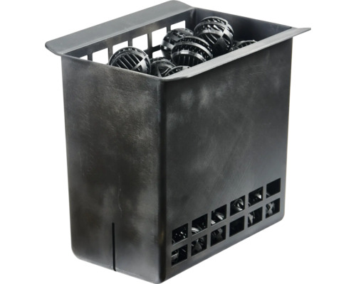 Filtrační koš naplněný filtračními kuličkami pro jezírka