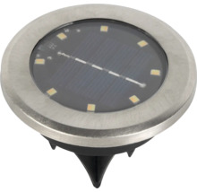 Zápustné zemní svítidlo se solárním panelem a zemním hrotem