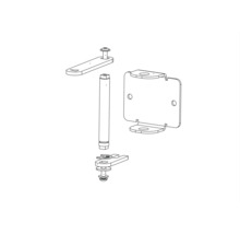 Rozkreslený nákres nábytkového kování