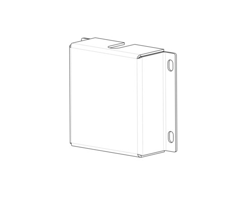 Kryt s otvory a upevňovacími otvory