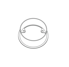 Držák šatní tyče pro upevnění šatních tyčí