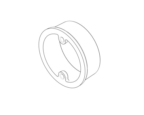 Potrubní spojka pro odpadní trubky