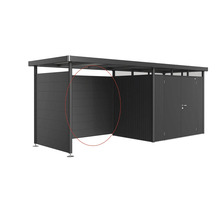 Kovová garáž na kola s úložným prostorem