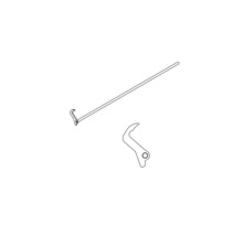 Nákres dvou náhradních dílů pro okno