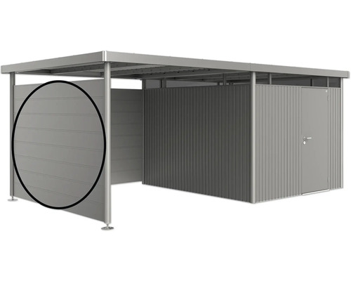 Kovový skladovací prostor s dveřmi