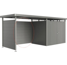 Kovový přístřešek na kola s integrovanou skříní na nářadí