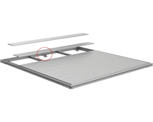 Hliníková spodní konstrukce terasy s nastavitelnými nožičkami