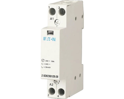 Instalační stykač Eaton 120853 25A, 2Z, 1P Stykač Eaton Z-SCH230/1/25-20