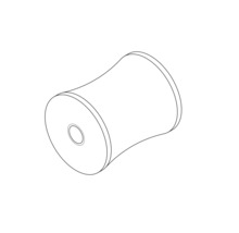 Cívka s centrálním vrtáním