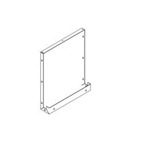 Kovová deska s montážními otvory