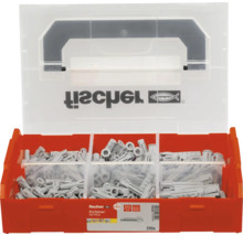 Sada hmoždinek Fischer FixTainer SX Plus s různými hmoždinkami