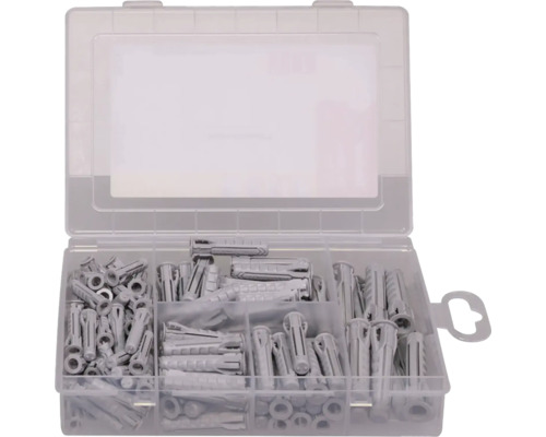 Box hmoždinek Fischer MeisterBox SX Plus 6, 8, 10 132 ks Sortimentní box s hmoždinkami