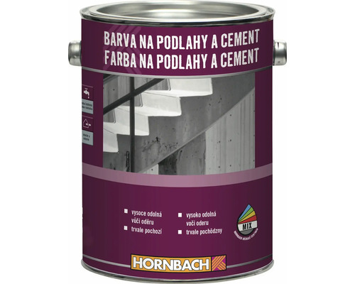 Barva na cement a podlahy HORNBACH MIX, odstín k namíchání Barva na podlahy a cement v kovovém kbelíku