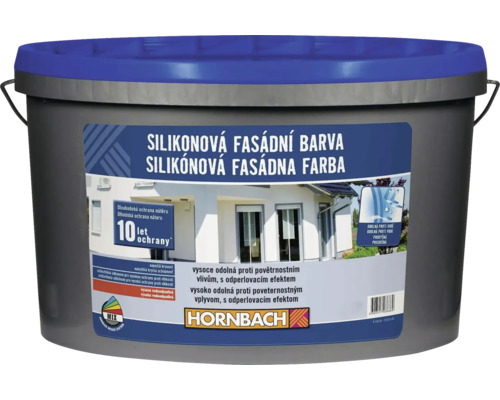 Profesionální fasádní barva Hornbach silikonová 15 l Kbelík se silikonovou fasádní barvou