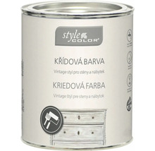 Plechovka křídové barvy pro stěny a nábytek ve vintage stylu