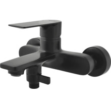 Matná černá vanová baterie s přípojkou pro sprchu