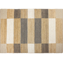 Koberec s geometrickým blokovým vzorem