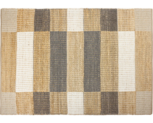 Koberec s geometrickým blokovým vzorem