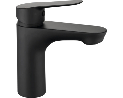 Černá umyvadlová baterie s jednou pákou