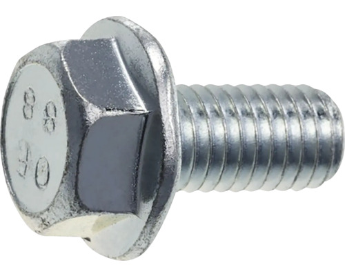 Kovový šroub se šestihrannou hlavou a závitem