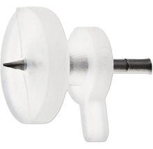 Průhledný hřebíček pro zavěšení obrazů