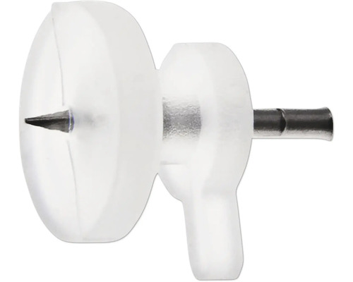 Průhledný hřebíček pro zavěšení obrazů