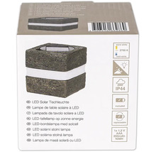 LED solární stolní lampa se vzhledem kamene