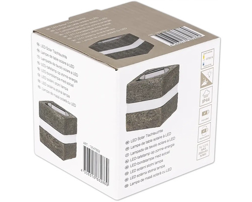Balení LED solární stolní lampy