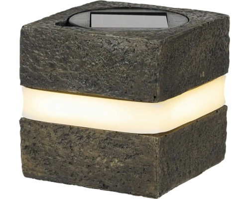 Dekorativní solární lampa se vzhledem kamene pro venkovní použití