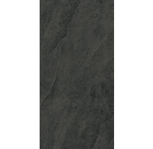 Detail tmavé břidlicové dlaždice.