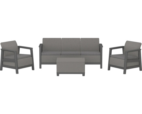 Sedací souprava s pohovkou, křeslem a stoličkou do čekáren