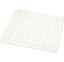 Čtvercová podložka do vany s vlnitým designem a přísavkami