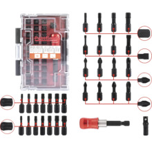 Logo Pattfield Sada bitů s různými šroubovacími bity a držákem bitů