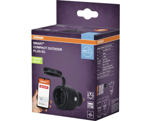 Osram Smart Plus kompaktní venkovní zástrčka s měřičem energie