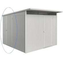 Kovový zahradní domek se dvěma dveřmi