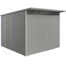 Kovový zahradní domek s dvoukřídlými dveřmi