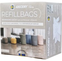 Absodry náhradní sáčky Quad Pack Universal, čtyři kusy, pro pohlcovač vlhkosti