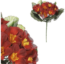 Umělé květy prvosenky s listy.