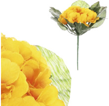 Žluté umělé květiny na stonku