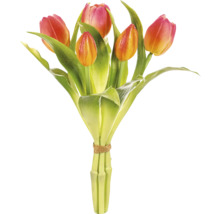 Kytice umělých tulipánů