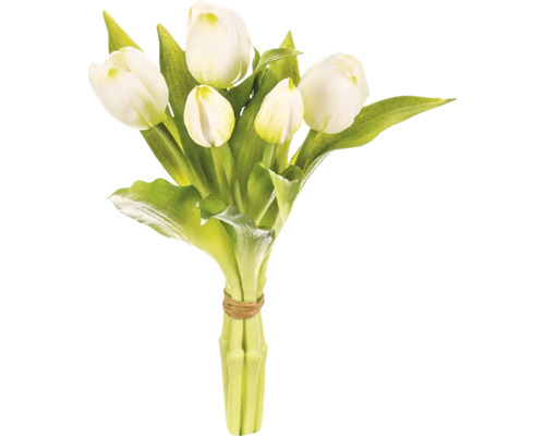 Kytice bílých tulipánů