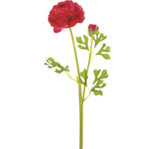 Umělá rostlina Ranunculus s květy a listy