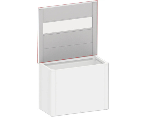 Poštovní schránka s průhledným okénkem