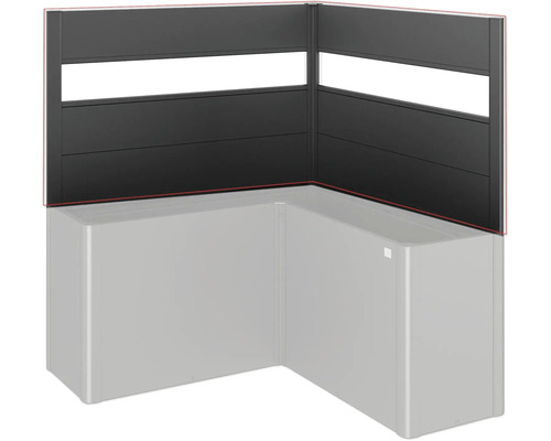 Zástěna se sadbovačem pro venkovní použití