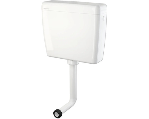 Nástěnná splachovací nádržka s připojovací trubkou