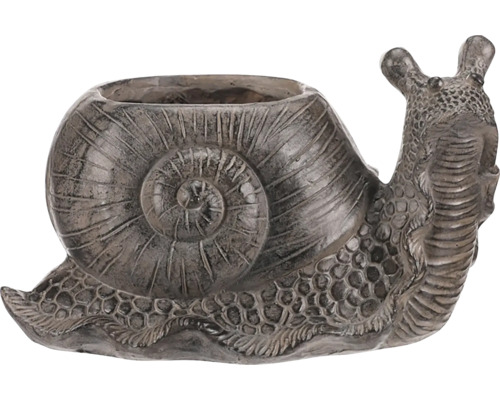 Dekorativní květináč ve tvaru šneka