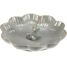 Dekorativní miska s keramickou figurkou žáby